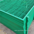 Green PVC Galvanized welded iron wire mesh fence